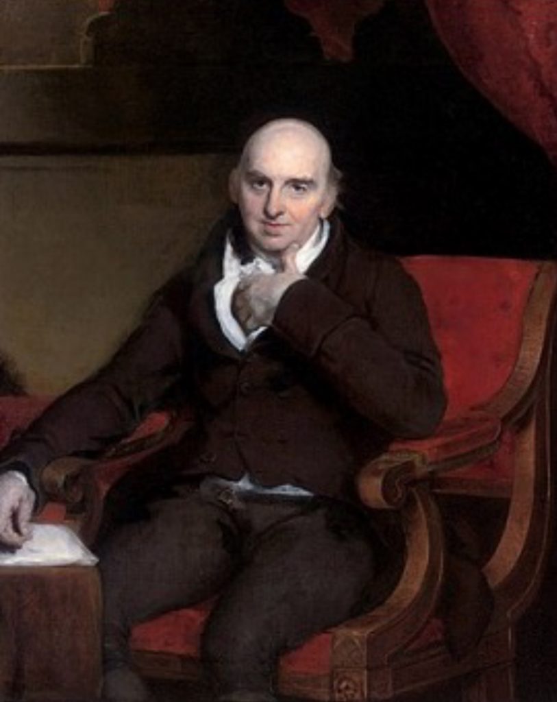 William Morgan painted by Thomas Lawrence. Institute of Actuaries, Staple Inn Hall.
